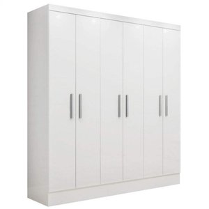 Guarda-Roupa Paris 6 Portas Branco Maxel