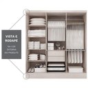 Ver imagem 5 de Guarda-Roupa Paris 6 Portas Branco Maxel