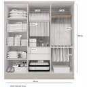 Ver imagem 3 de Guarda-Roupa Paris 6 Portas Branco Maxel
