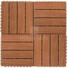 Kit 10 Placas Deck Madeira com Base Plástica Friso Antiderrapante 30cmx30cm MaderSilva - 4