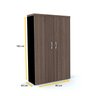 ARMÁRIO ALTO 2 PORTAS PANDIN PE40 - WALNUT AA1600PE40 - 2