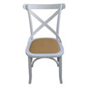 Ver imagem 1 de Cadeira Katrina Assento Rattan Sintético Branco