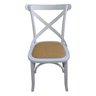 Cadeira Katrina Assento Rattan Sintético Branco - 1