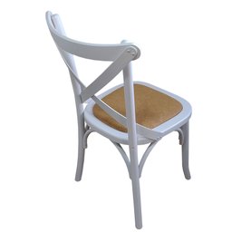 Cadeira Katrina Assento Rattan Sintético Branco - 2