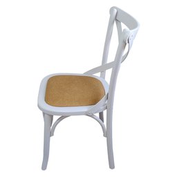Cadeira Katrina Assento Rattan Sintético Branco - 4