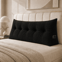 Ver imagem 3 de Almofada Encosto Triangular Cama Leitura Cabeceira Boucle
