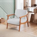 Ver imagem 1 de Poltrona para Sala de Estar Tecido Linho Olívia