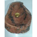 Ver imagem 2 de Cuba para Banheiro de Sobrepor Rustica em Cimento Estilo Pedra