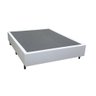 Base Cama Box Casal Couro Sintético Branco 40x138x188 - 2