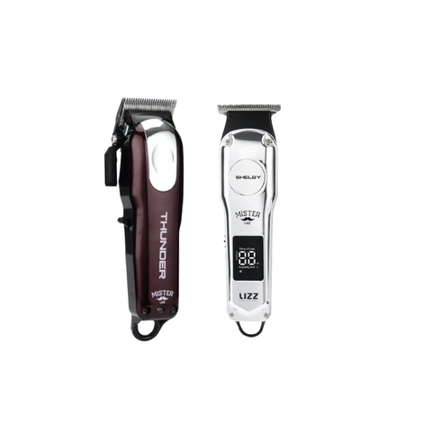 Kit Barbeiro2, Máquina de Corte + Máquina de Acabamento Lizz