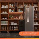 Ver imagem 5 de Armário de Cozinha Completa com Adega 9 Portas 3 Gavetas Favorita Preto/Nature