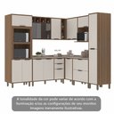 Ver imagem 5 de Cozinha Modulada Completa com 8 Peças Vidro Reflecta Tampos e Paneleiro Aspen Luciane Móveis