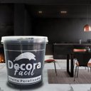 Ver imagem 4 de Cimento Queimado com Efeito Perolizado Decora Fácil 1kg - Preto Absoluto