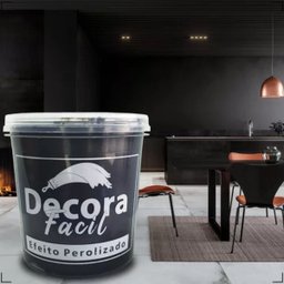 Cimento Queimado com Efeito Perolizado Decora Fácil 1kg - Preto Absoluto - 4
