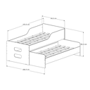 Ver imagem 7 de Bicama Solteiro Cama com Auxiliar e 2 Colchões D20 Despuma Cor:nature