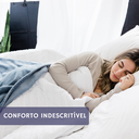 Ver mais imagens de Kit 2 Travesseiros Abstrato Fibra de Plumas Importada Linha Hotelaria com 2 Fronhas 100% Algodão