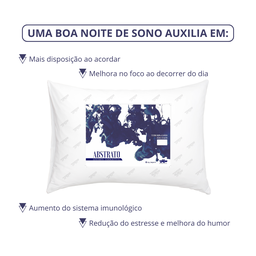 Kit 2 Travesseiros Abstrato Fibra de Plumas Importada Linha Hotelaria com 2 Fronhas 100% Algodão - 7