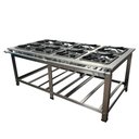 Ver imagem 1 de Fogão Industrial 8 Bocas Cefaz Linha Gold Inox 430 Baixa Pressão I430-cfzg-167