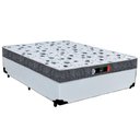 Ver imagem 1 de Cama Box Casal + Colchão Ortopédico Resistente Pró D28 Prime Colchões 138x188x60 Cor:branco