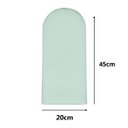 Ver imagem 7 de Cabeceira Nuvem Estofada Casal 7 Placas Suede Macio 45x20cm:verde Claro