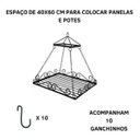 Ver imagem 4 de Paneleiro de Ferro Premium: Preto