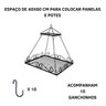 Paneleiro de Ferro Premium: Preto - 4
