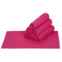 Ver imagem 3 de Kit 10 Toalha de Manicure e Pedicure 28x45cm Salão Beleza P/unha Rosa