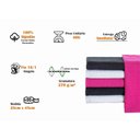 Ver imagem 4 de Kit 10 Toalha de Manicure e Pedicure 28x45cm Salão Beleza P/unha Rosa