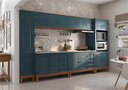 Ver imagem 7 de Armário Lateral Esquerdo para Cozinha - Azul Petróleo