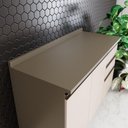 Ver imagem 1 de Tampo para Balcão Lora sem Porta BP 120cm Bege Casa 812