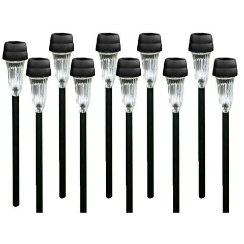 Kit 10 Luminária Luz Solar Led Automática Poste Iluminação