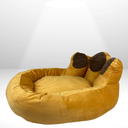 Ver imagem 4 de Cama de Pelúcia para Pets Desenho Pata 15x51cm Laranja