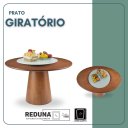 Ver imagem 7 de Centro de Mesa Prato Giratório Vidro Temperado Branco 60cm