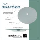 Ver imagem 4 de Centro de Mesa Prato Giratório Vidro Temperado Branco 60cm