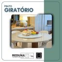 Ver imagem 3 de Centro de Mesa Prato Giratório Vidro Temperado Branco 60cm
