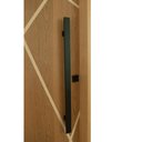 Ver imagem 3 de Kit Porta de Madeira Agatha 92 X 2,10 Bat.14cm Fech.rolete com Puxador - Hale