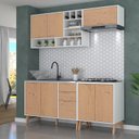 Ver imagem 1 de Cozinha Compacta 7 Portas 3 Gavetas 1 Adega Verona Hecol Móveis