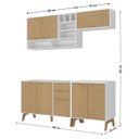 Ver imagem 3 de Cozinha Compacta 7 Portas 3 Gavetas 1 Adega Verona Hecol Móveis