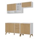 Ver imagem 2 de Cozinha Compacta 7 Portas 3 Gavetas 1 Adega Verona Hecol Móveis