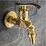 Torneira Dourada Dragão Retro Lavanderia Jardim Rústica Tanq - 3
