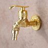 Torneira Dourada Dragão Retro Lavanderia Jardim Rústica Tanq - 5