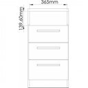 Ver imagem 4 de Guarda Roupa Modulado Elegance 8 Peças 3 Portas 8 Gavetas