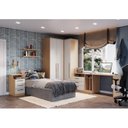 Ver imagem 1 de Guarda Roupa Modulado Elegance 8 Peças 3 Portas 8 Gavetas
