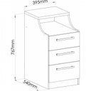 Ver imagem 3 de Guarda Roupa Modulado Elegance 8 Peças 3 Portas 8 Gavetas