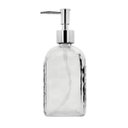 Ver imagem 1 de Saboneteira Porta Sabonete Líquido Vidro Clear Diamante 500ml - Tuut