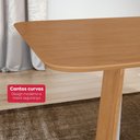 Ver imagem 5 de Conjunto Sala de Jantar Mesa Easy Pop 170x90cm Tampo Mdf com 6 Cadeiras Confort Linho Mosaico Cinza