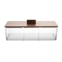 Ver imagem 3 de Caixa Organizadora Poliestireno C/tampa Bambu 23x9,5x8cm