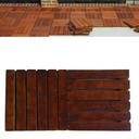 Ver imagem 2 de Mini Deck Modular para Jardim Acabamento Mogno 30x30cm