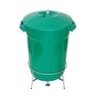 Cesto Lixeira Plástico Pedal com Armação em Aço 20 Litros Cor:vermelho - 6