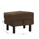 Ver imagem 2 de Puff Baú Antúrio 60cm CabeCasa MadeiraOriginals